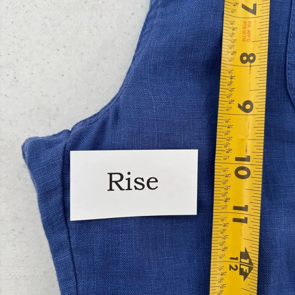 Orvis Mens Linen Cargo Pants Size 10 Casual Coastal Minimalist Capsule Preppy